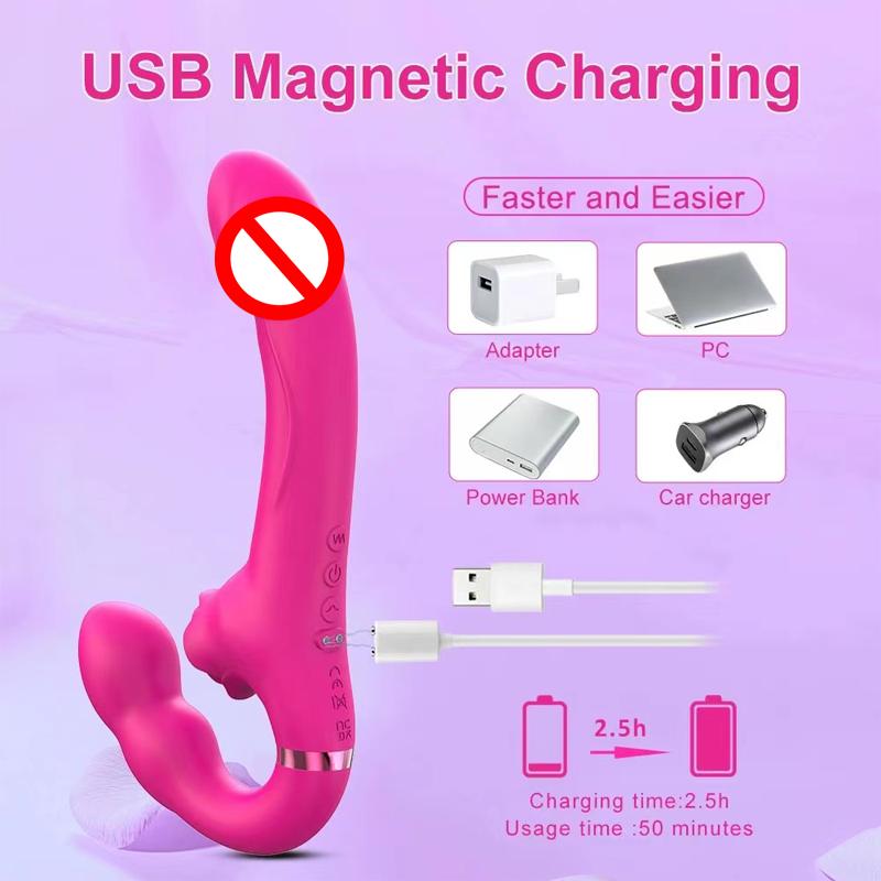 Double Head Resonance Vibrator Sharing Stimulation Clitoral Vaginal Massager Female wearable Masturbator Sex Toys For Women