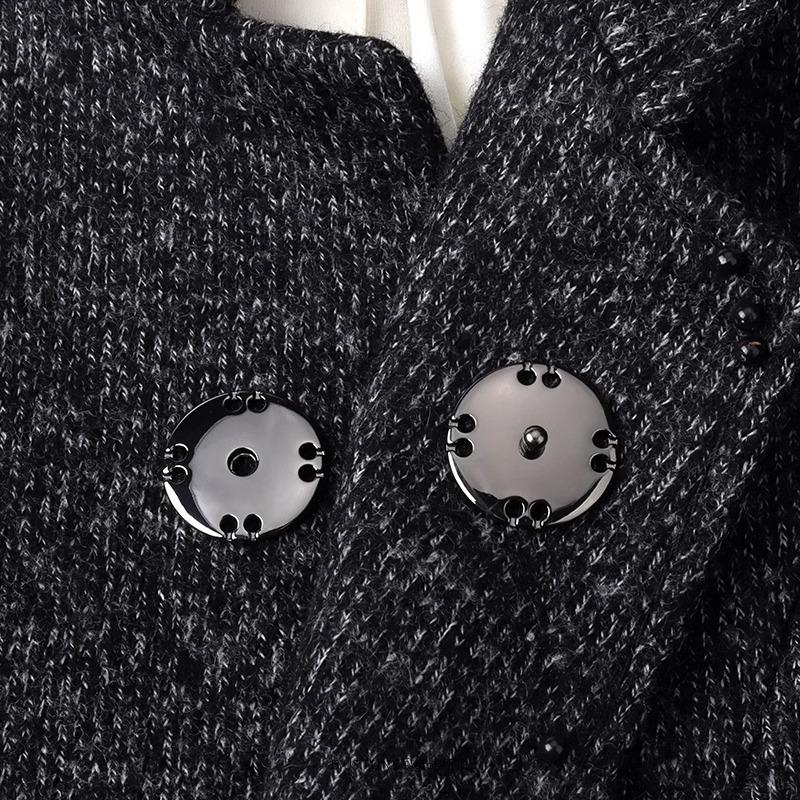 10Pcs Metal Hidden Buttons High-End Exquisite Cashmere Clothes Invisible Fixed Buttons Buttons Mother Buttons