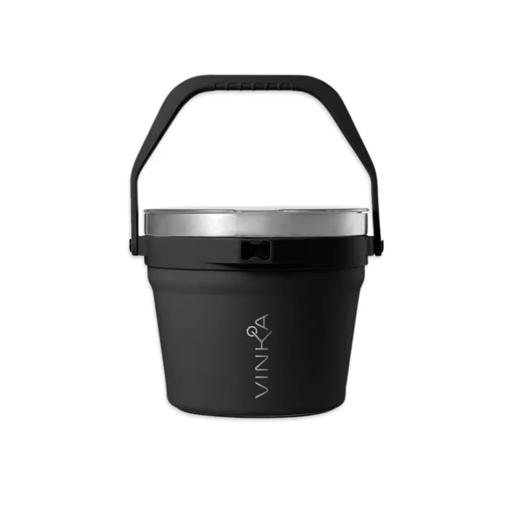 

Kegland VINKA 7L Ice Bucket Champagne Wine Cooler Ice Maker Bucket Chilling Beer Snack Container Tools Parties Barware чёрный