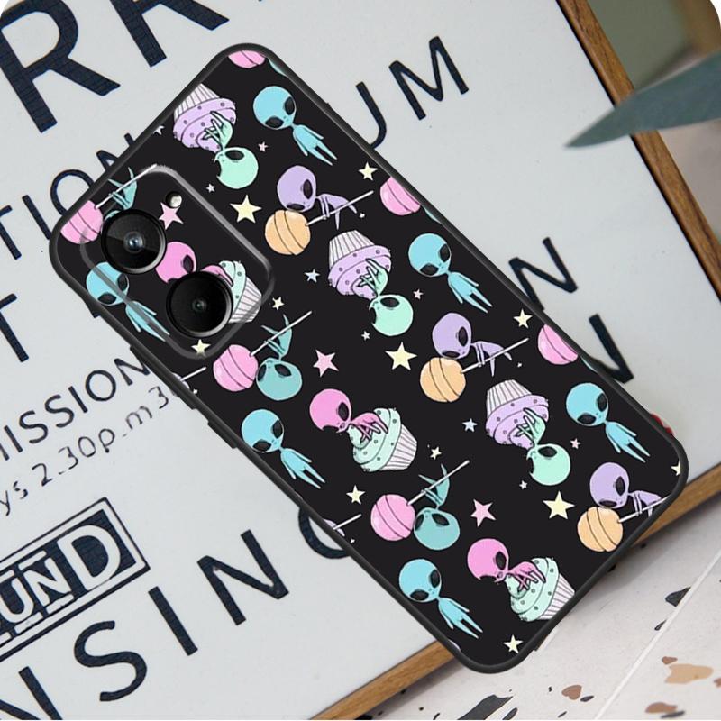 Funny Alien For Realme 12 11 10 9 Pro Plus GT5 GT Neo 6 C55 C53 C51 C35 C33 C30 C25s C21Y C31 C67 Case