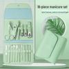 Matcha Green Nail Clippers Set - Complete Pedicure and Nail Art Tools