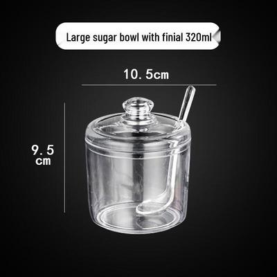Acrylic Seasoning Jar Set with Spoon