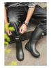 Herren High-Top Wasserdichte Rutschfeste Arbeitsstiefel: Strapazierfähige Gummistiefel für Angeln und Bauwesen