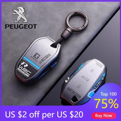 2026 Heißer Autoaufkleber Mode TPU Auto Smart Key Case Fob Abdeckung Schutzhalter Schale Für Peugeot 308 408 508 2008 3008 4008 5008