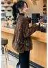 Women's Shearling Coffee Lambswool Coat with Leather and Fur Bowknot - 2024 Winter New Style.