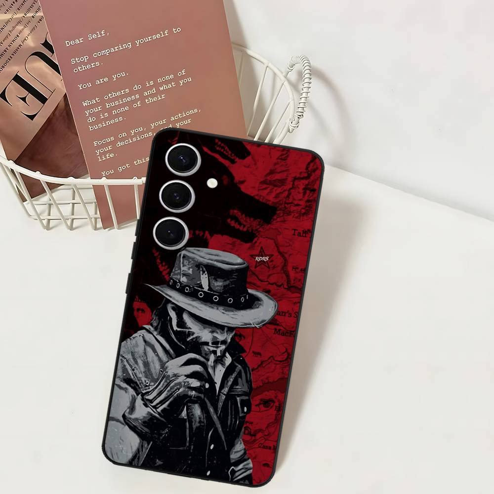 Game Red Dead R-Redemption Phone Case For Samsung S 24 Fe 25 Ultra Plus 20 Lite 21 30 22 23 24 22 Ultra 5G Fundas