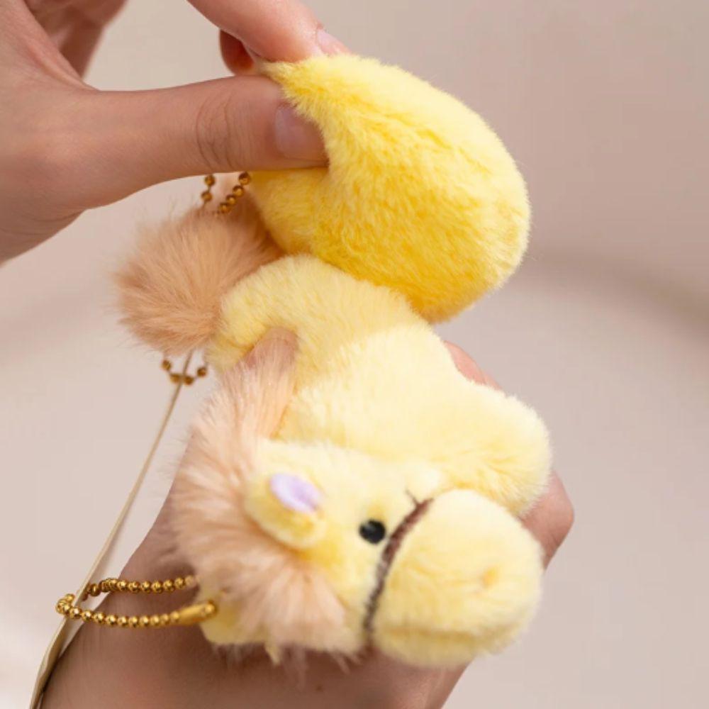 9cm Exquisite Lucky Pony Plush Toys Mini Size Keychain Bags Pony Plush Pendant  Festival Gift