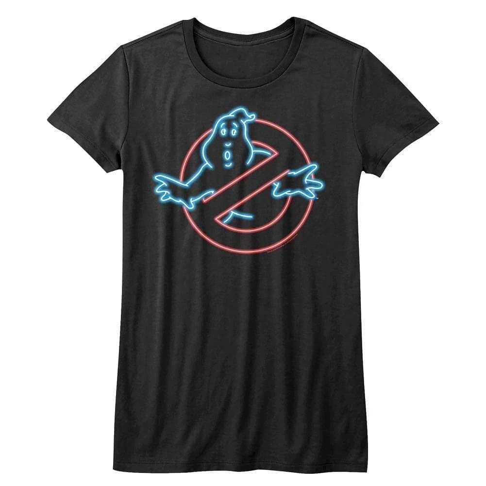 Ghostbusters Neon No Ghost Icon Women s T Shirt S