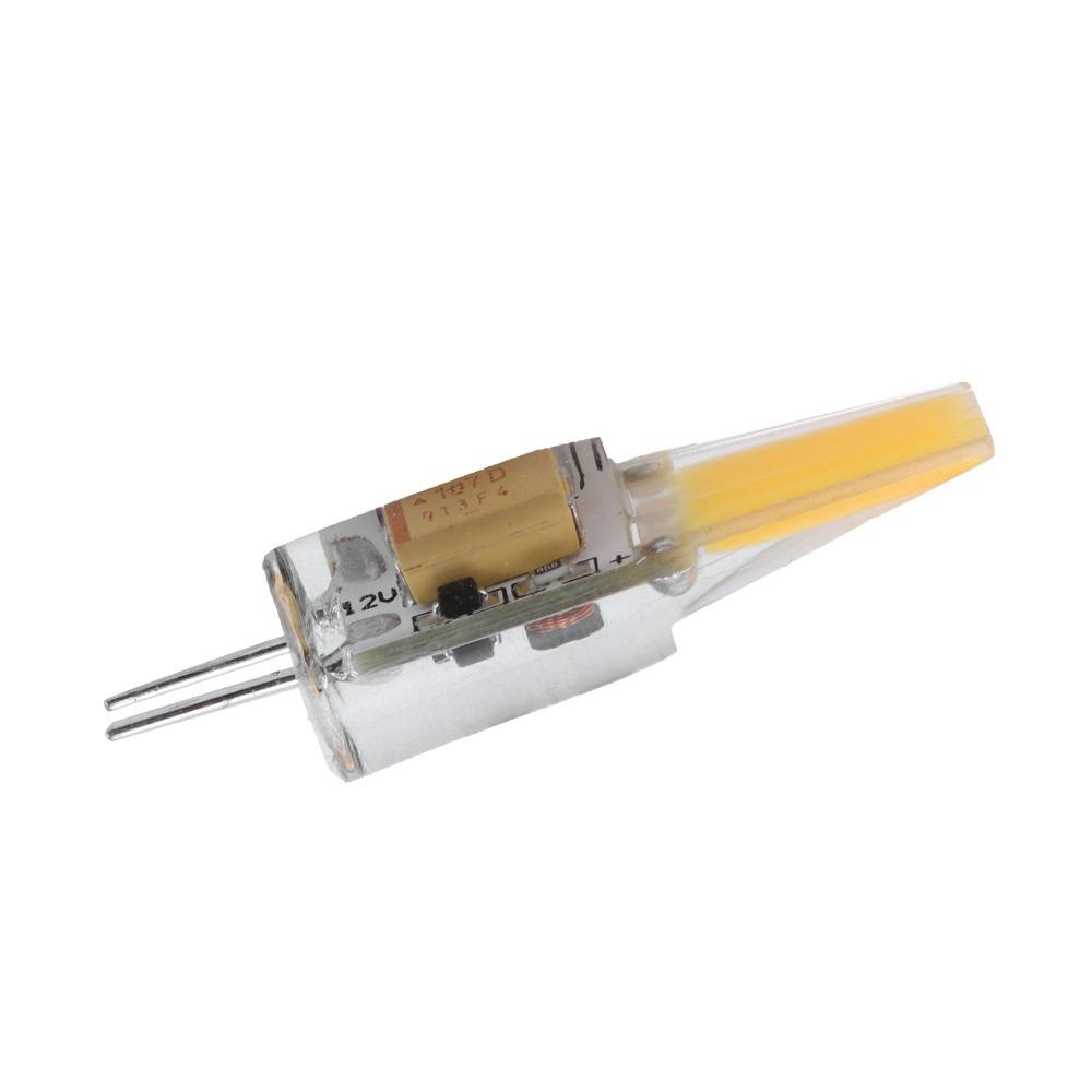 2PCS AC/DC12V G4 LED Bulb Warm White 3000K COB Chip Bulb Dimmable Light Bulb Under Cabinet Lighting