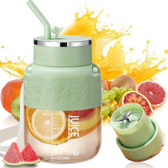 Mini Cordless Juicer Cup 10-Blade Portable Smoothie Maker Rechargeable Drinking Blender for Fruits Protein Shakes