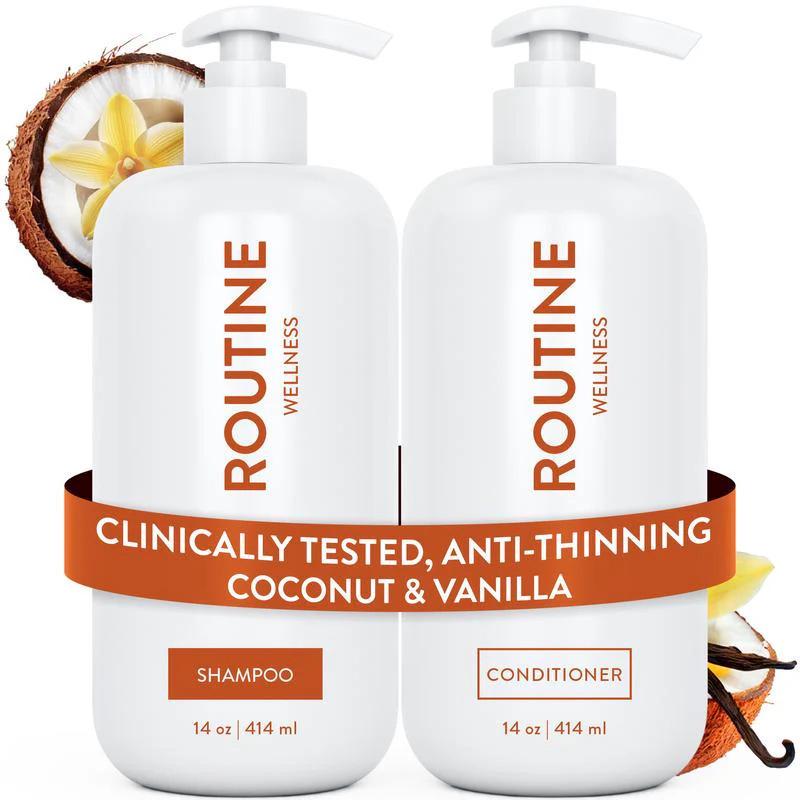 Coconut Vanilla Anti-Thinning Shampoo & Smooth Conditioner Set