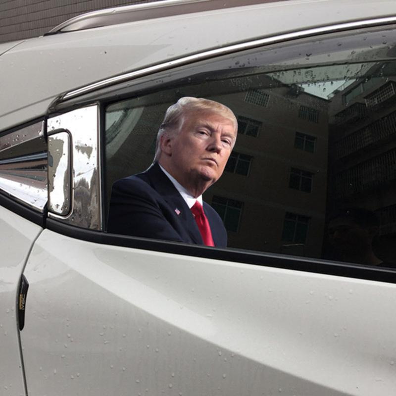 U.S. Presidential Election Car Window Stickers (left and Right Styles) Easy Peel Off Decor Decals Water and Weather Resistant
