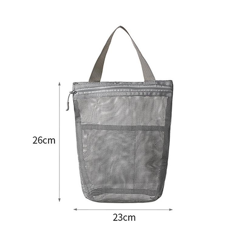 Mesh Makeup Toiletry Storage Bags Handbags Portable Travel Washing Body Shower Tools Organizer Hanging Cosmetic Organizer Pouch