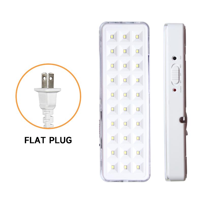 

30LEDs Emergency Light Fire Fighting Lights Wall-Mounted Rechargeable Exit Lamp Work Light Camping Lantern for Home Outdoor