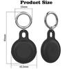 Silicon Keychain for Apple Airtags Case Protective Cover 360° Waterproof Airtag Holder Tracker Accessories AirTag Case Key Ring
