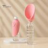 Dog Walking Water Feeder Bottle Adapter, Silicone Foldable Pet Drinking Cup, Portable Adapter Feeder, Leak-Proof Dispenser for Standard Bottles