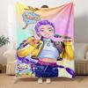 K-POP Anime Dívčí Skupina Čtyři Roční Období Měkká Teplá Přikrývka Celoroční Silně Pletená Polyesterová Přehoz na Postel, Kempování, Cestování Perfektní Dárek