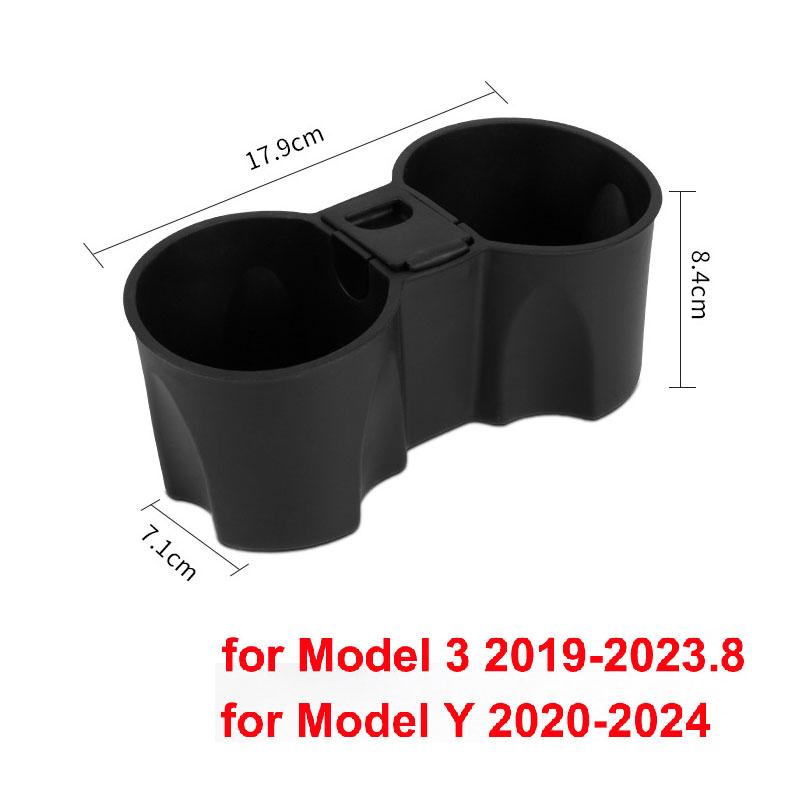 For Tesla Model Y Juniper 2025 Launch Model 3 Highland 2020-2025 Water Cup Holder Center Console Tidying Non-slip Accessories
