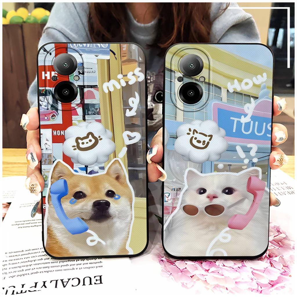 Fashion Design Silicone Phone Case For Realme C67 4G/Realme12 Lite Protective Soft Case Cartoon Phone Pouch Shockproof