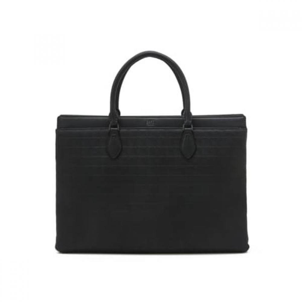 Daks Dark Grey Pattern Cowhide Briefcase Dbba6e250g3