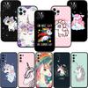 CJ103 Unicorn Cute Soft Shell Phone Case for OPPO A40 A60 A80 A15 A16 A16K A12 A17 A17K A54 A54S A53 A53S A55 A56 A57 A98 F23