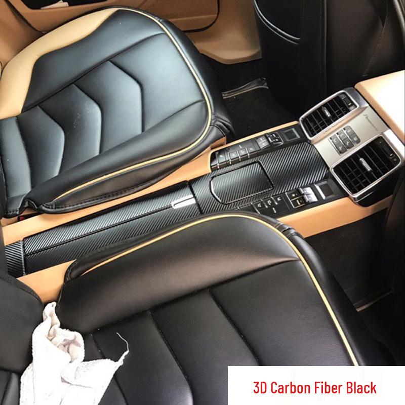 Carbon Fiber Gear Panel Stickers for 10-16 Panamera Interior Decoration