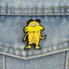 Picture Book Character Enamel Pins Children's Cartoon Brooches Lapel Badges Animal Jewelry Gift for Kids Reader Friends
