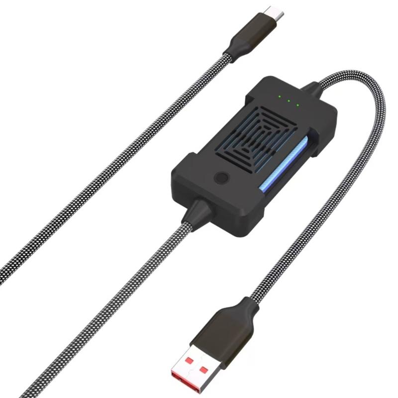 

100W Insect Repeller Hand Warmer And Type C Fast Charging Cable Fishing Net Braided Cord For Outdoor Camping Travel