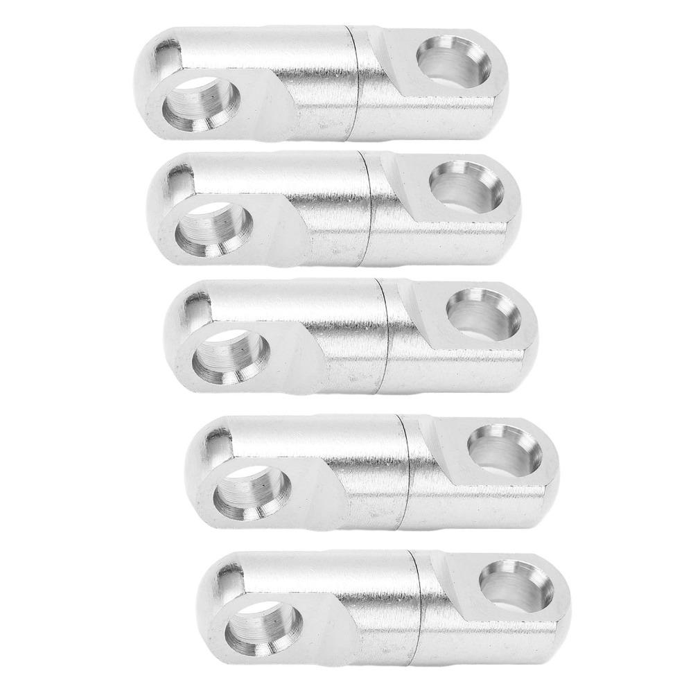 10PCS Stainless Steel Wind on Swivels 360° Rotary Fishing Hook Connector  Sea Ocean Fishing