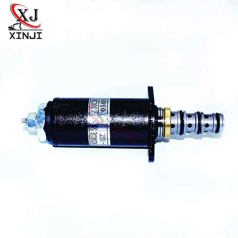 Solenoid Valve YB35V00005F1 KDRDE5K-31/30C50-107 For Kobelco SK200-6E SK230-6E