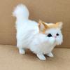 Kätzchenfiguren Simulation Katze Ornament Geschenk für Kind Kinder Schlafzimmerdekoration