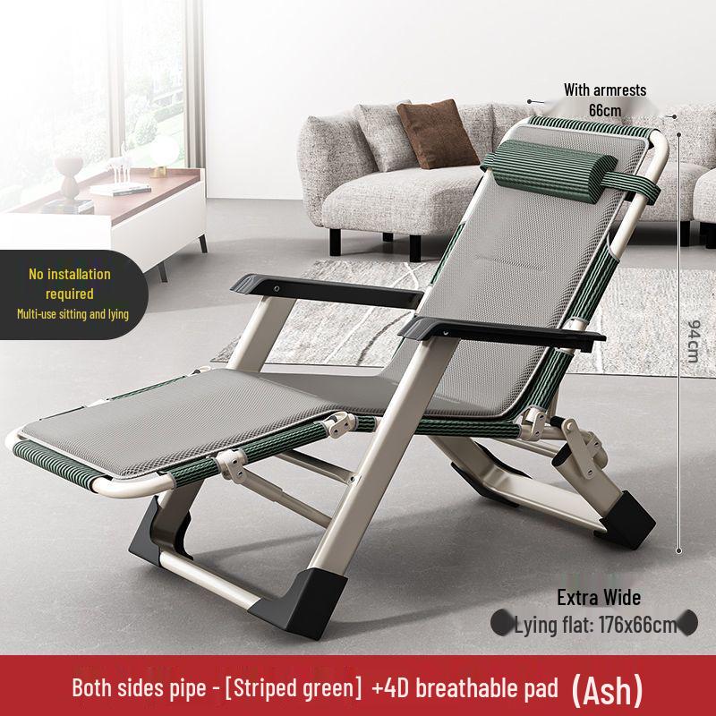 Reclining Foldable Lounge Chair for Napping, Office, or Home Use