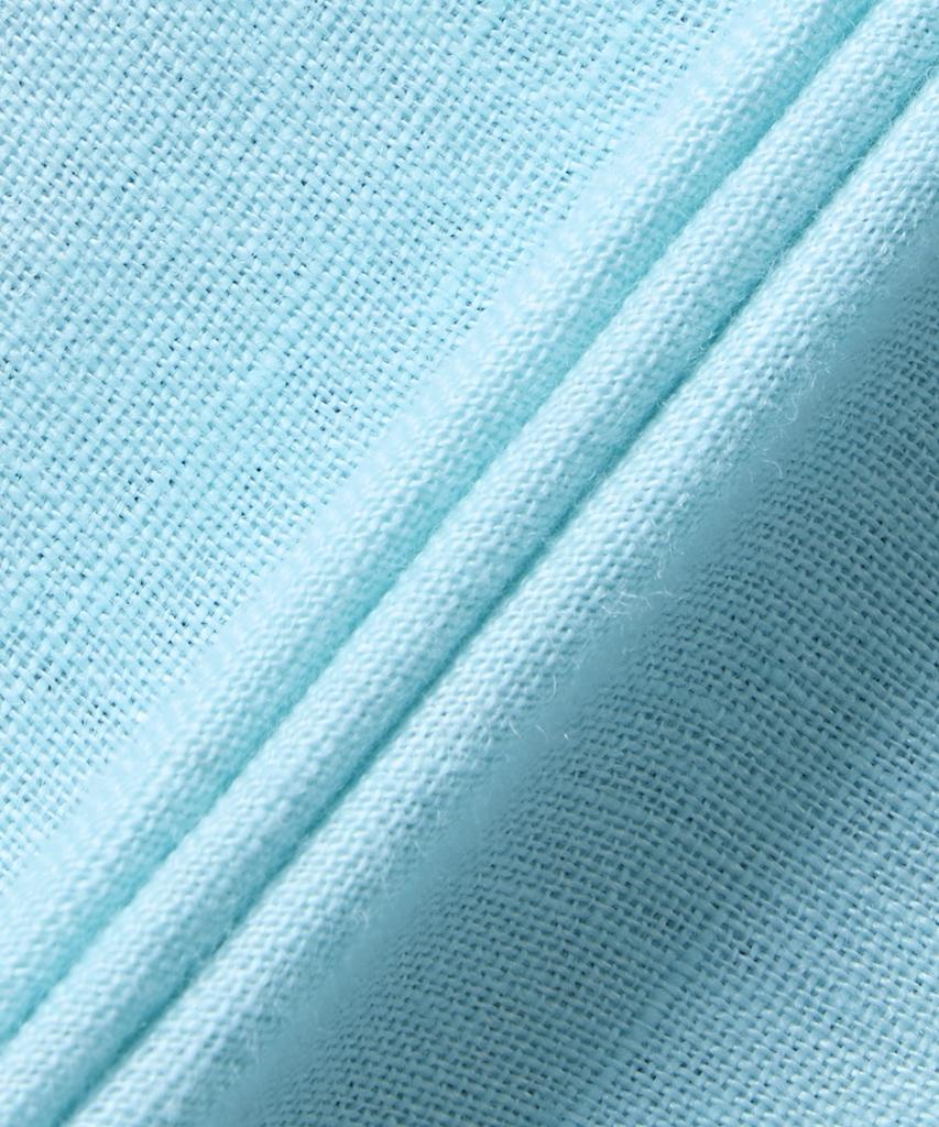 POLO RALPH LAUREN Custom Fit Linen Shirt - Aqua