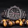 Fashion Watches Mens Quartz Analog Watch Timer Chronograph Wristwatch Male Date Waterproof Present for Him
