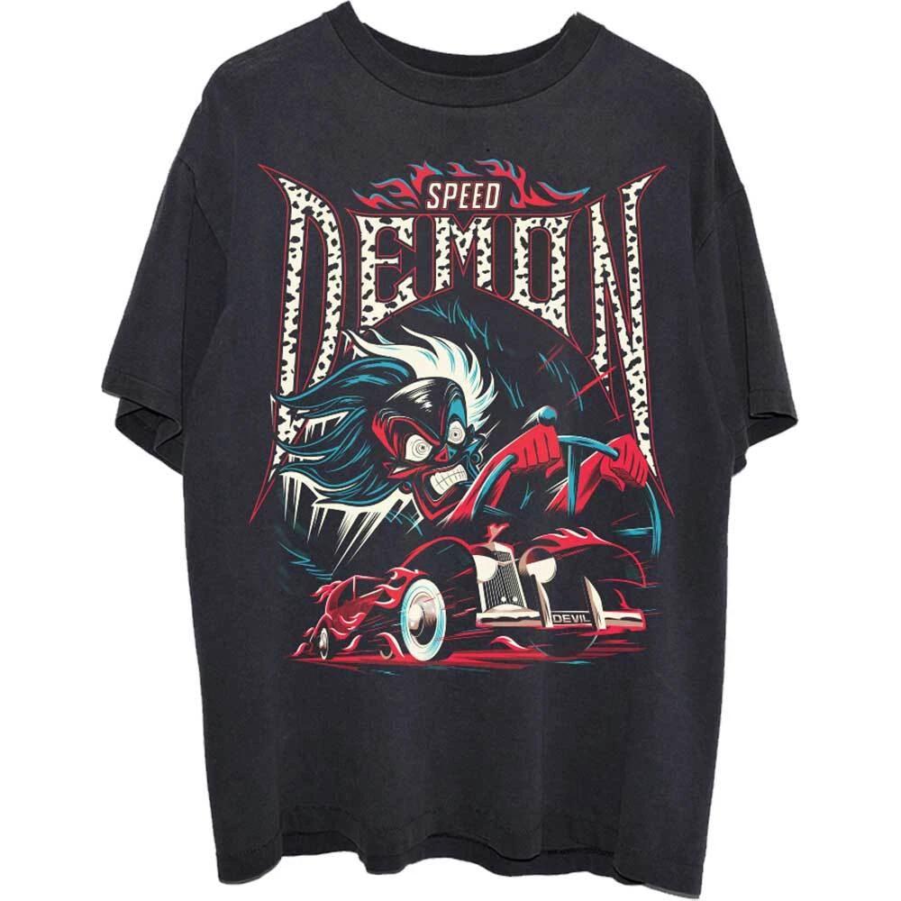 Unisex Tshirt 101 Dalmations Cruella Speed Demon S