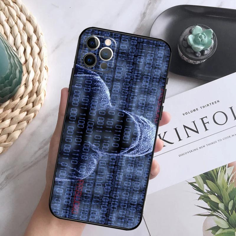 

Hacker Computer Code Art Phone Case For iPhone 15 14 13 12 11 16 Pro Max Plus Mini 7 8 X XS Max XR Back Cover Shell iPhone 14Pro MAX