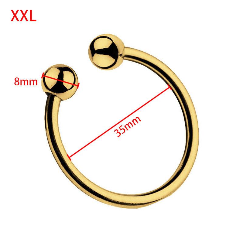 Dual Ball Stainless Steel Ring for Men
