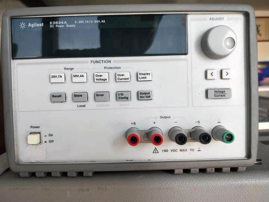 Available: Agilent E3634A, E3646A, E3632A, E3631A DC Power Supplies