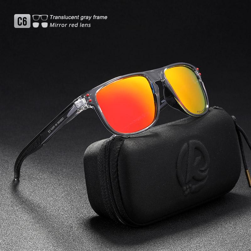 KDEAM Brand Classic Design Polarized Sunglasses For Men Coating Mirrored Lens Oval Travel Sport Sun Glasses Fashion Women Shades