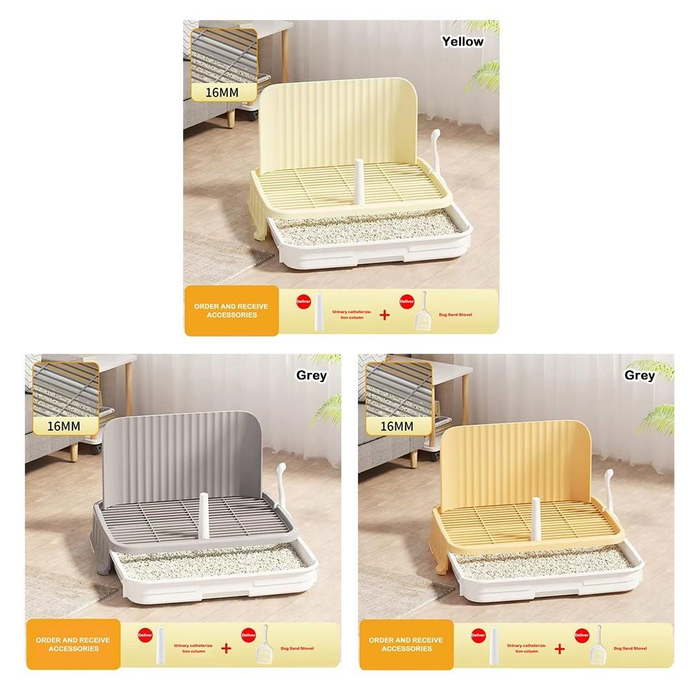 Spritzgeschützte Hundetoilette Doppellagige Hundetoilette Hochwertiger Hundeurinbehälter Zuhause