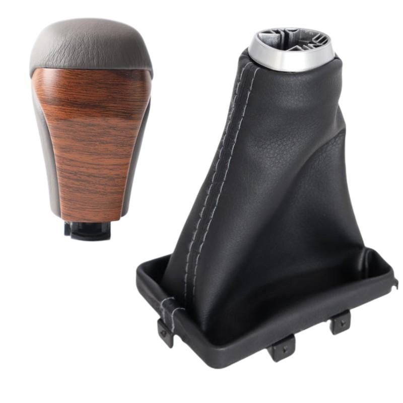 Manopla de Câmbio Automático Para Toyota Highlander Land Cruiser Prado Styling de Carro Couro Alavanca Seletora Cobertura de Fole Caixa