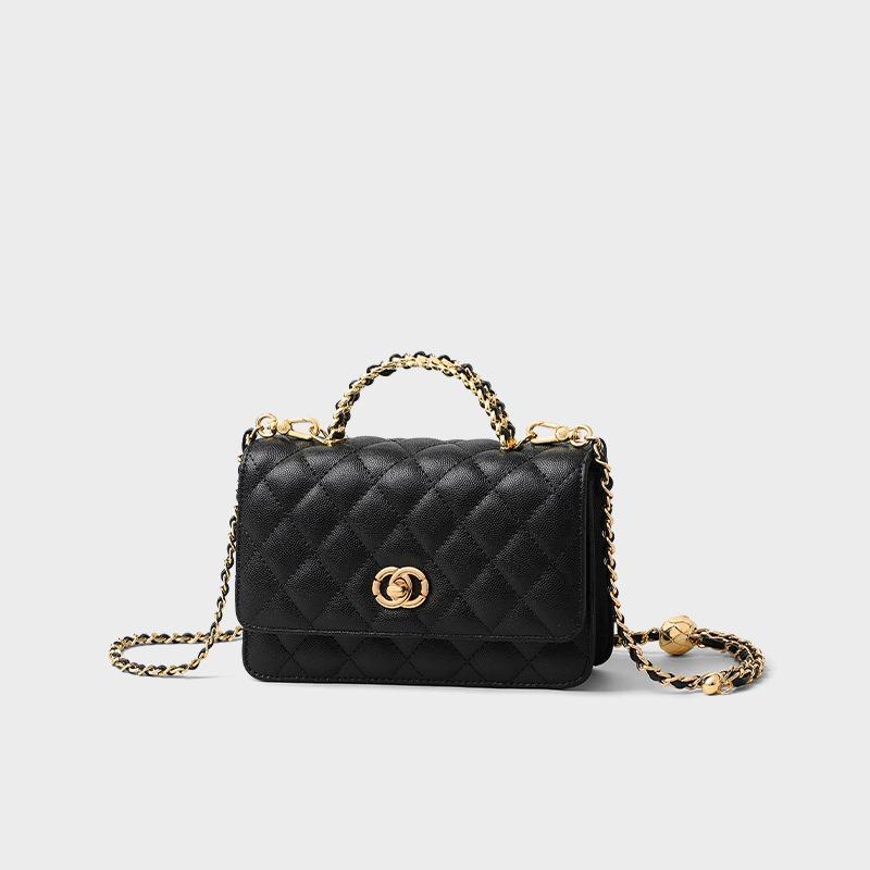 Tasche Neue Sommer Leder Umhängetasche Damen Tasche Premium Rauten Kette Schultertasche