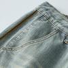 Pantalones Casuales Rectos Sueltos Retro con Aspecto Desgastado de Estilo Americano para Hombre de Primavera y Otoño