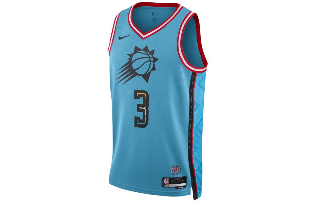Баскетбольные майки Nike X NBA Унисекс Синий Умеренный Прямой крой DO9607-414 XL