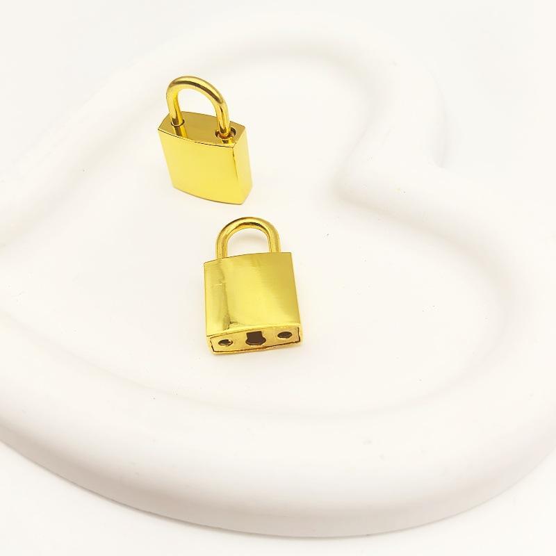 1Piece Metal Bag Lock Square Padlock Closure Clasp Buckle Luggage Lock Clasp Diy Bags Handbags Hardware Decorative Accessories