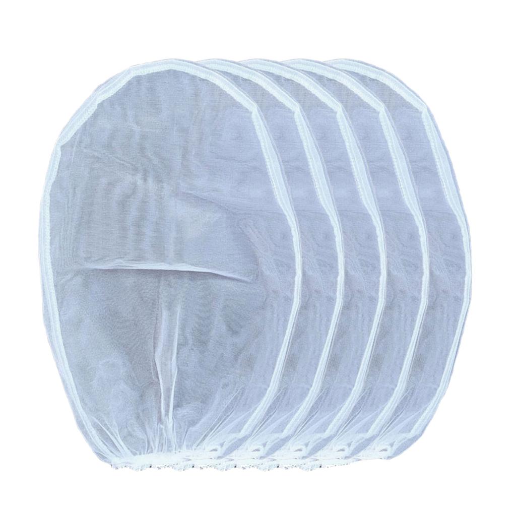 5pcs Paint Strainer Bags Fine Mesh Disposable Filter Bag Elastic Drawstring Top Upgrades for Smooth Paint Application