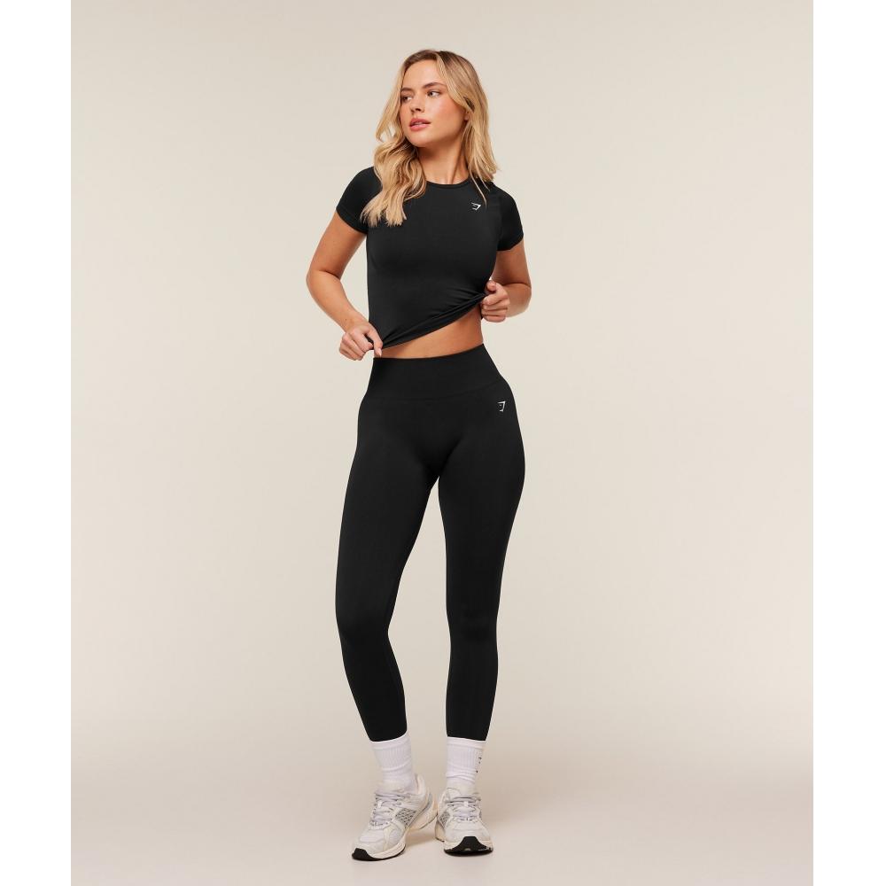 Gymshark Legging sans couture quotidien 2.0 Gs Noir B5c6k Bb2j