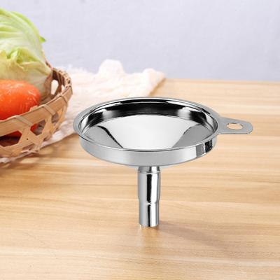 Yousheng Stainless Steel Kitchen Funnel Oil Wine Spices Transfer Funnel Liquid And Dry Ingredient Cosmetics Pouring Tools