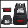 Stranger Things Star Printing Teen Student School Bag Three-Piece Men'S And Women'S Backpack
