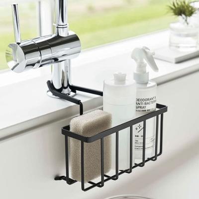 Space Saving Multifunctional Sink Faucet Organizer Kitchen Sponge Drain Rack Storage Shelf